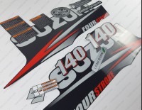 Suzuki DF140 140hp Four Stroke - 2010 - 2013 Outboard Decal Kit Suzuki DF140 140hp Four Stroke - 2010 - 2013 Outboard Decal Kit
